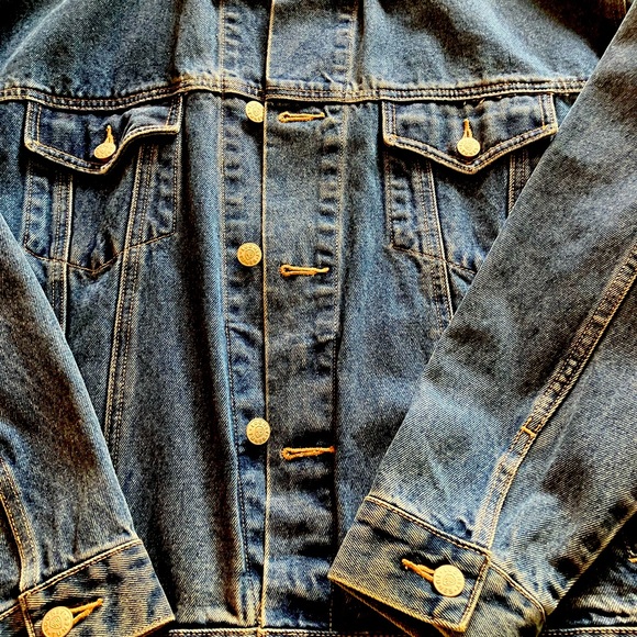 VTG 90s Warner Bros Looney Tunes Denim Jeans Jacket Men’s size Large - Picture 3 of 6